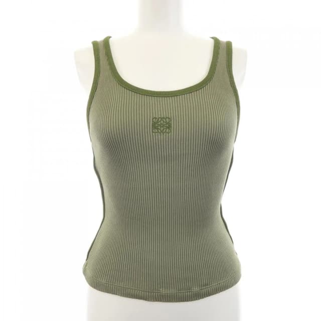 Loewe Tank Top Green in Green Silk from The Reluxe, photo 1 of 1