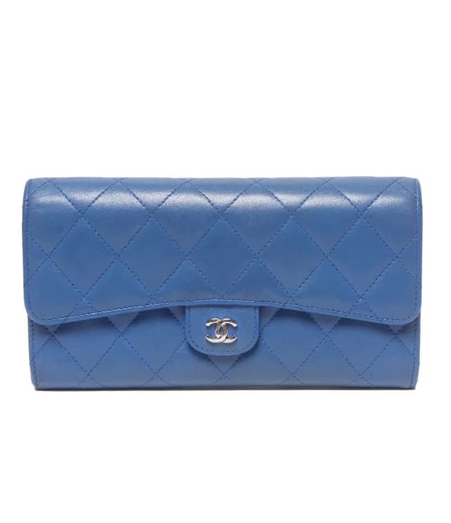 Chanel Wallet Silver Quilted in Silver from The Reluxe, photo 1 of 1