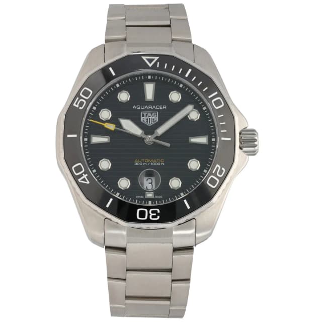 TAG Heuer Aquaracer WBP201A 43mm Stainless Steel Watch from H&T, photo 1 of 1