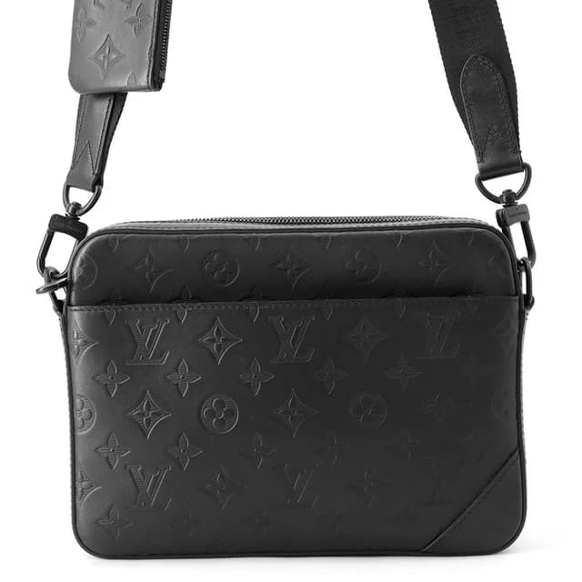 Louis Vuitton Shoulder Bag Monogram Shadow Duo Messenger Black in Black from The Reluxe, photo 1 of 1