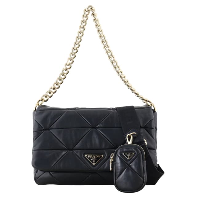 Prada System Nappa Patchwork Crossbody Bag in Nappa leather from Luxe.It.Fwd, photo 1 of 1