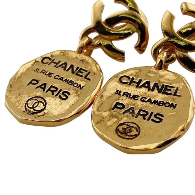 Chanel 31 Rue Cambon Earrings Gold in Gold from The Reluxe, photo 1 of 1