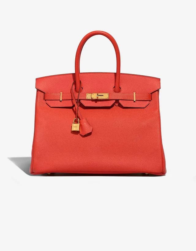 Hermès Birkin 35 Epsom Capucine in Red Epsom leather from SACLÀB, photo 1 of 1