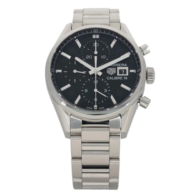 TAG Heuer Carrera CBK2110 41mm Stainless Steel Watch from H&T, photo 1 of 1