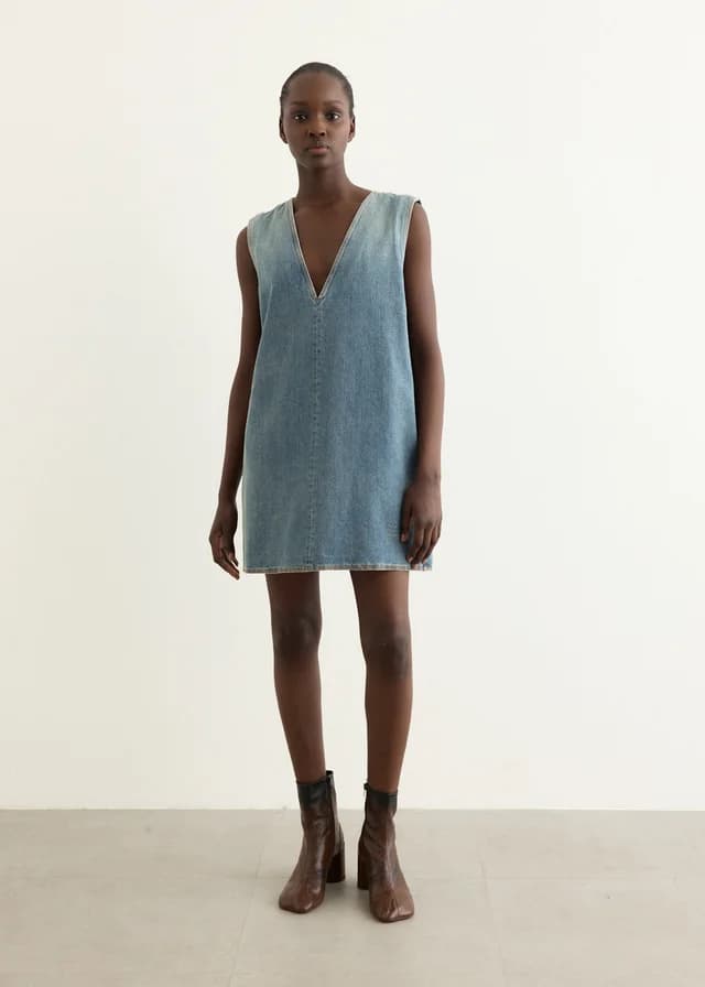 MM6 Midi Dress in Blue, image 1 of 1 from Incu