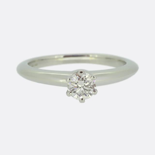 Tiffany & Co. 0.33ct Diamond Engagement Ring from The Vintage Jeweller, photo 1 of 1