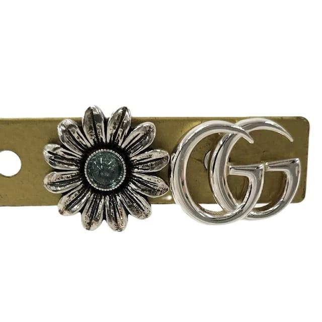 Gucci Double G Flower Stud Earrings Plated Silver in Silver from The Reluxe, photo 1 of 1