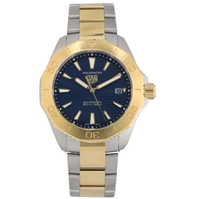 TAG Heuer Aquaracer WBP1120 40mm Bi-Colour Watch from H&T, photo 1 of 1
