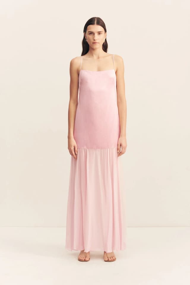 Shona Joy MORAYA DROPPED WAIST MAXI DRESS - FAIRYFLOSS, image 1 of 1 from Shona Joy