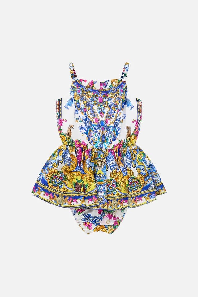 Camilla eBoutique BABIES JUMP DRESS WITH FRILL NECK ESPAÑA NIRVANA, image 1 of 1 from CAMILLA