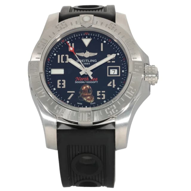 Breitling Avenger II Seawolf A17331 45mm Stainless Steel Watch from H&T, photo 1 of 1
