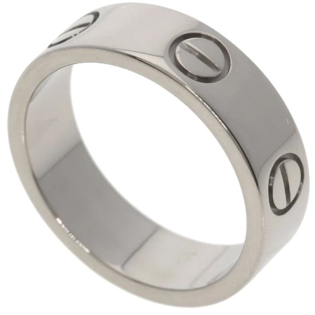 Cartier Love Ring 53 18K White Gold in White from The Reluxe, photo 1 of 1