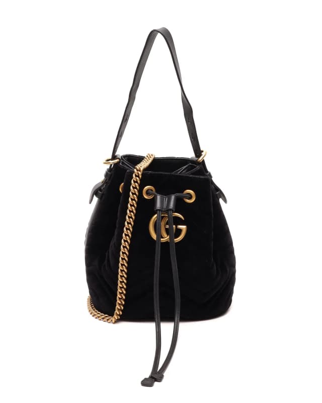 Gucci GG Marmont Bucket Bag in Velvet from A Retro Tale, photo 1 of 1