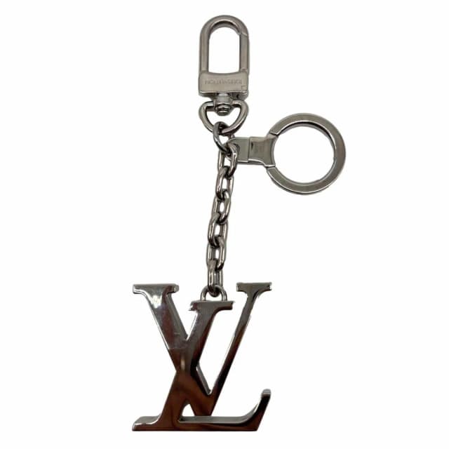 Louis Vuitton Initiales Key Holder Bag Charm Silver in Silver from Dallas Designer Handbags, photo 1 of 1