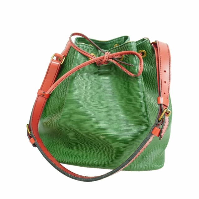 Louis Vuitton Shoulder Bag Epi Petit Noe Borneo Green Castilian Red in Red from The Reluxe, photo 1 of 1
