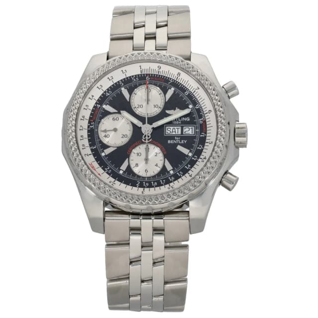 Breitling Bentley GT A13362 43mm Stainless Steel Watch from H&T, photo 1 of 1
