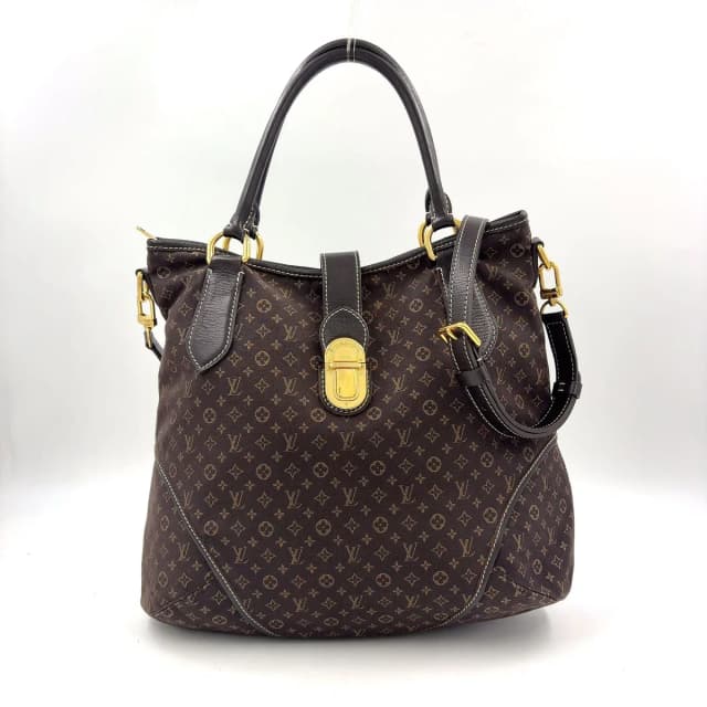 Louis Vuitton Elegy Monogram Idylle Fusain Leather Canvas Brown Handbag Gold in Brown Canvas from The Reluxe, photo 1 of 1