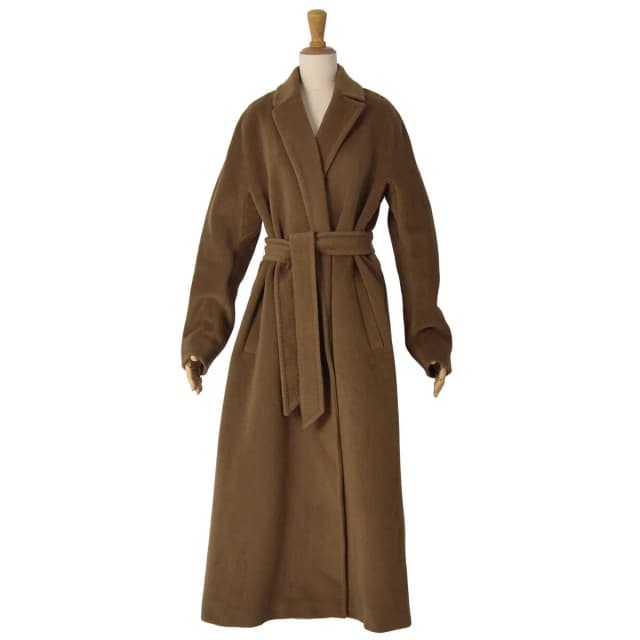 Max Mara Maxma Studio Wrapcoat Long Jacket in Wool from The Reluxe, photo 1 of 1