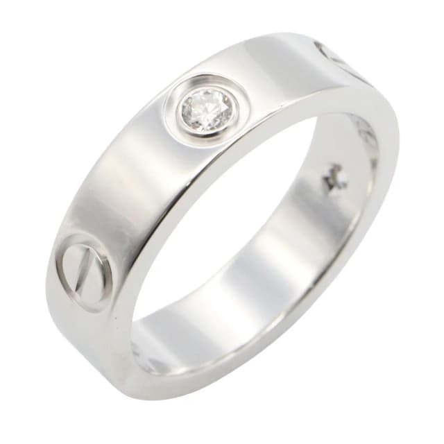 Cartier Ring Love 18K White Gold Diamond in White from The Reluxe, photo 1 of 1