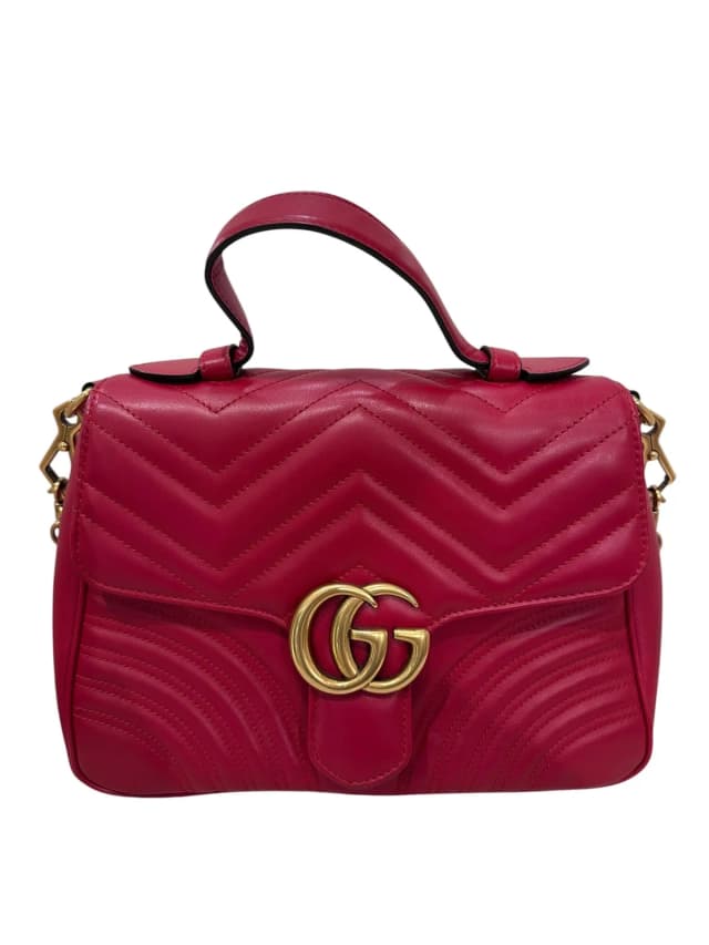 Gucci Red Marmont with Top Handle in Red from Luxury Promise, photo 1 of 1