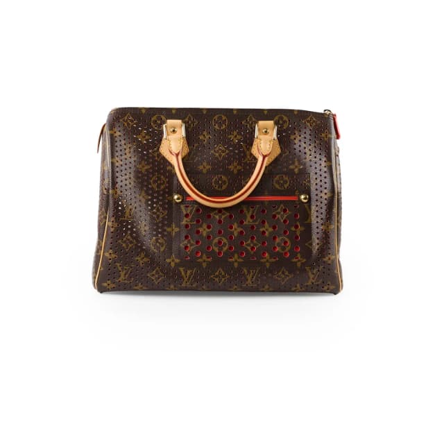 Louis Vuitton Speedy 30 Perforated Monogram/ Orange 2006 in Orange Canvas from The Purse Affair, photo 1 of 1