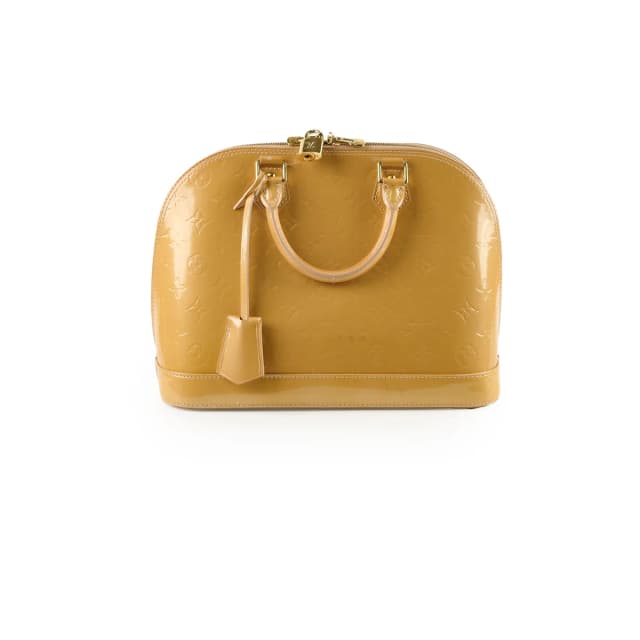 Louis Vuitton PM Alma Patent Leather Beige in Beige Patent leather from The Purse Affair, photo 1 of 1