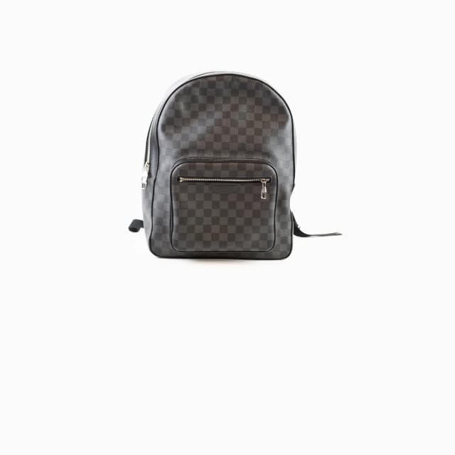 Louis Vuitton Josh Damier Graphite Black/Grey Canvas Zip Backpack in Black Canvas from The Purse Affair, photo 1 of 1