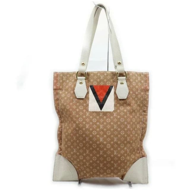 Louis Vuitton Brown Monogram Mini Lin Gaston V Tanger Tote bag in Brown from Bagriculture, photo 1 of 1