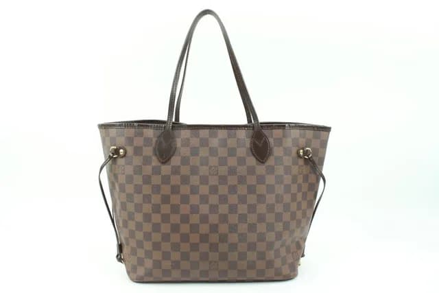Louis Vuitton Damier Ebene Neverfull MM Tote Bag in Brown Canvas from Bagriculture, photo 1 of 1