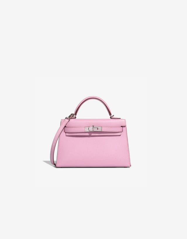 Hermès Kelly Mini Epsom Mauve Sylvestre in Pink Epsom leather from SACLÀB, photo 1 of 1