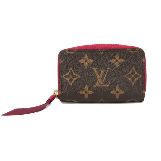 Louis Vuitton Zippy Card Case M61299 Monogram Card Case Brown,Fuchsia in Brown/Fuchsia Monogram from Elady, photo 1 of 1