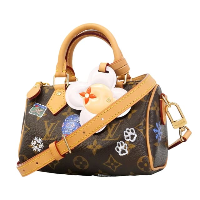 Louis Vuitton Handbag Monogram Vivienne Nano Speedy Brown 2-Way Bag in Brown from The Reluxe, photo 1 of 1