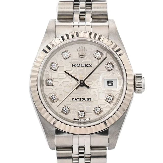 Rolex Watch Datejust White Gold in White from The Reluxe, photo 1 of 1
