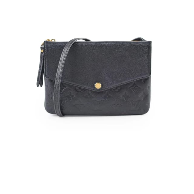 Louis Vuitton Twice Pochette Monogram Empreinte Black in Black from The Purse Affair, photo 1 of 1