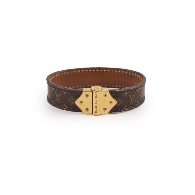Hermès Louis Vuitton Nano Monogram Bracelet Size 17 in Canvas from The Purse Affair, photo 1 of 1