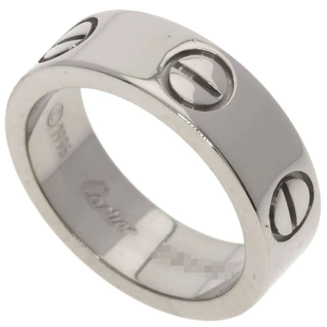 Cartier Love Ring 48 18K White Gold in White from The Reluxe, photo 1 of 1