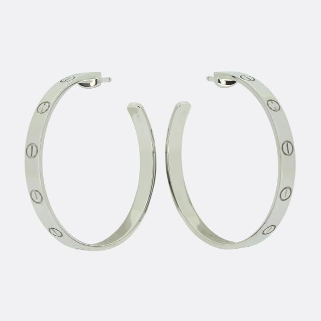 Cartier Large Model LOVE Earrings from The Vintage Jeweller, photo 1 of 1