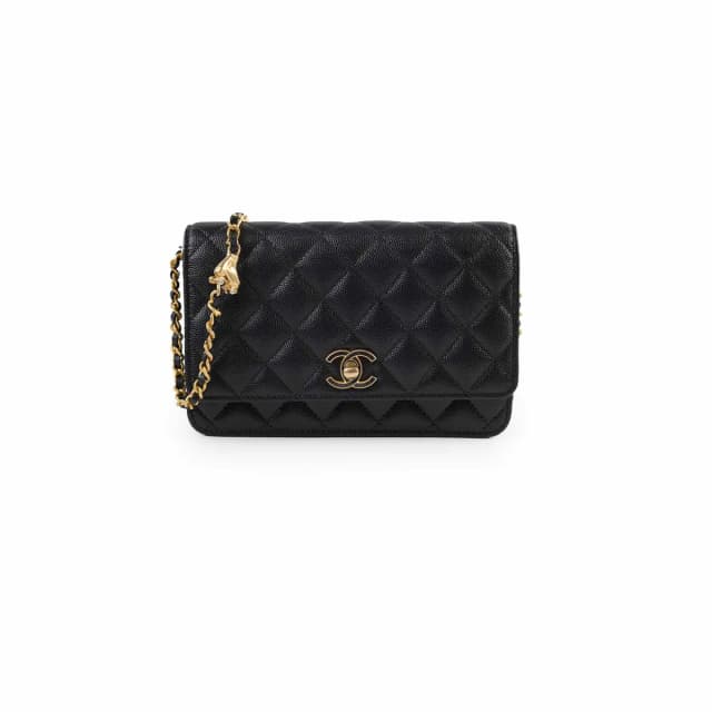 Chanel Turn-lock WOC in Black Caviar leather from The Purse Affair, photo 1 of 1