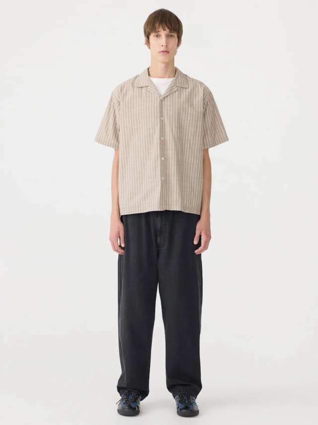 Bassike Slub Cotton Vacation Shirt, image 1 of 1 from bassike