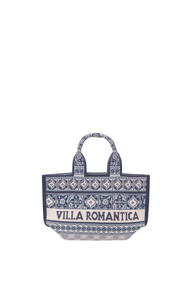 2504 - RESORT 26 VILLA ROMANTICA JACQUARD MICRO TOTE, image 1 of 1 from Alemais