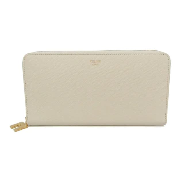 Celine Large Zipped Wallet in Cream Leather from Elady, photo 1 of 1