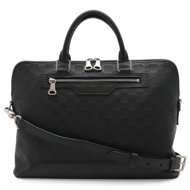 Louis Vuitton Damier Infini Avenue Briefcase Business 2-Way Shoulder Bag Onyx in Leather from The Reluxe, photo 1 of 1