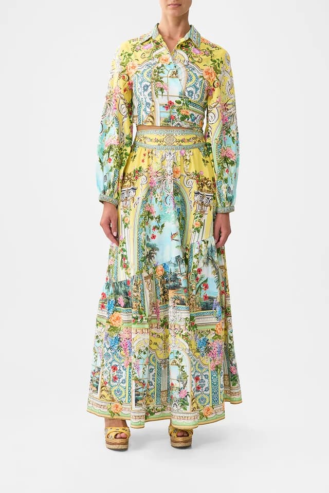 Camilla eBoutique CROPPED WRAP SHIRT TALES OF TOPKAPI PALACE, image 1 of 1 from CAMILLA