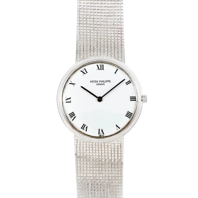 Patek Philippe Other jewelry in silver|gray Woven leather from WatchesOfSwitzerland, photo 1 of 1