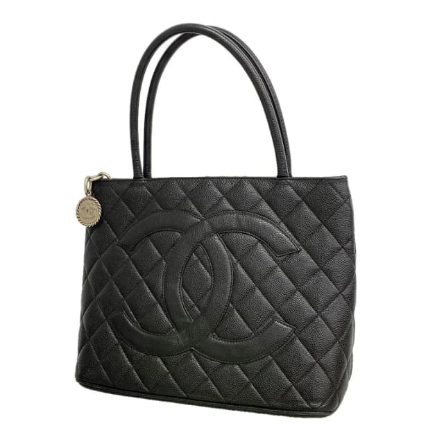 Chanel Tote Bag Reissue Caviar Leather Black Silver in Black Caviar leather from The Reluxe, photo 1 of 1