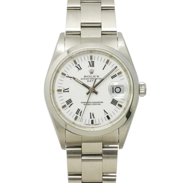Rolex Oyster Perpetual Date Watch White Automatic in White from The Reluxe, photo 1 of 1