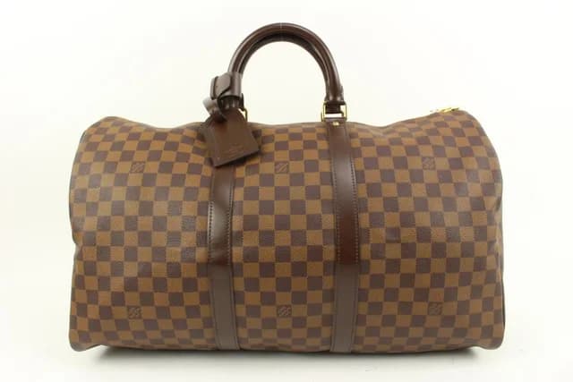 Louis Vuitton Damier Ebene Keepall 50 Duffle bag in Brown Canvas from Bagriculture, photo 1 of 1