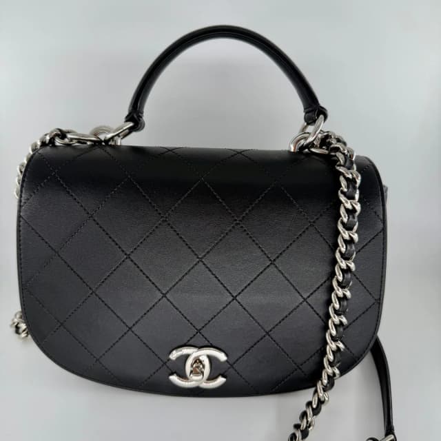 Chanel Black Calfskin Ring My Bag in Black Calfskin from SparklesnDreams, photo 1 of 1