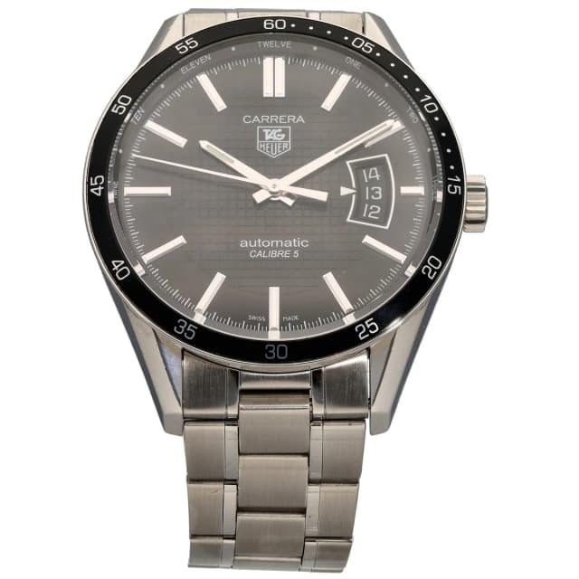 TAG Heuer Carrera WV211M 39mm Stainless Steel Watch from H&T, photo 1 of 1
