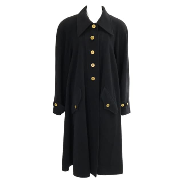 Chanel 94A CC Logo Button Cashmere Long 38 in Cashmere from The Reluxe, photo 1 of 1
